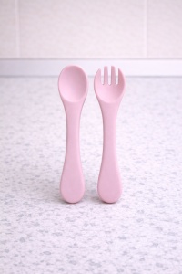 set de diversificare pentru bebeluși BabyTeo din silicon alimentar BPA free