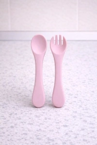 set de diversificare pentru bebeluși BabyTeo din silicon alimentar BPA free