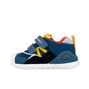 Pantofi sport albaștri pentru băieți, pentru primii pași, model Biomecanics 262122-B556 - Img 5