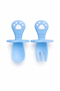 set de diversificare pentru bebeluși BabyTeo din silicon alimentar BPA free