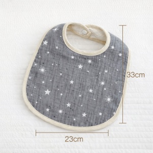 bavetă pentru bebeluși BabyTeo din bumbac moale, absorbantă