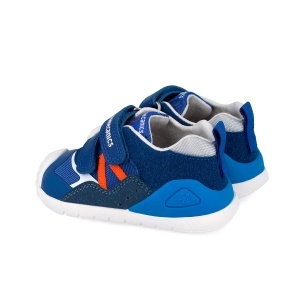 Pantofi sport albaștri pentru băieți, pentru primii pași, model Biomecanics 262122-A858 - Img 4