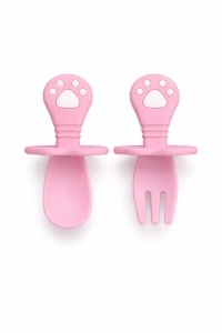 set de diversificare pentru bebeluși BabyTeo din silicon alimentar BPA free