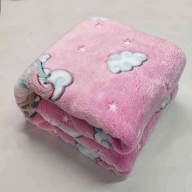 pătură flannel pentru bebeluși BabyTeo, moale și călduroasă
