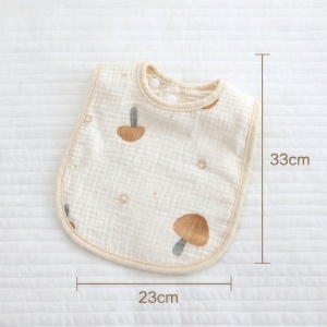 bavetă pentru bebeluși BabyTeo din bumbac moale, absorbantă