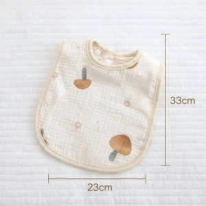 bavetă pentru bebeluși BabyTeo din bumbac moale, absorbantă