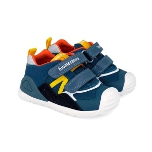Pantofi sport albaștri pentru băieți, pentru primii pași, model Biomecanics 262122-B556 - Img 3
