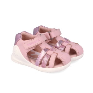 Sandale roze pentru primii pași ai fetitelor, model Biomecanics 262150-A032 - Img 3