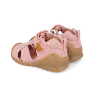 Sandale textile Biomecanics 252181-B032 roz pentru primii pași – fete - Img 4