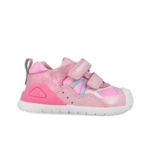Pantofi sport roz pentru fetițe, pentru primii pași, model Biomecanics 262103-A032 - Img 2