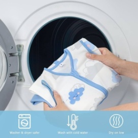 Set de 2 saci de dormit BabyTeo confortabili, realizați din materiale moi și sigure pentru somnul liniștit al bebelușului