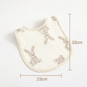 bavetă pentru bebeluși BabyTeo din bumbac moale, absorbantă