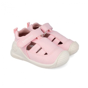 Sandale textile Biomecanics 262187-B032 roz pentru primii pași – fete - Img 4