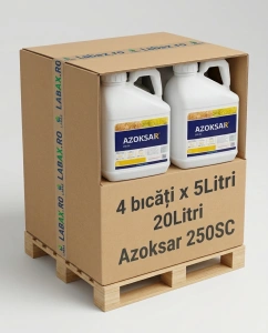 Azoksar 250SC 5L x 4buc fungicid sistemic si contact pentru Grau, Triticale, Orz, Rapita, Sfecla de zahar