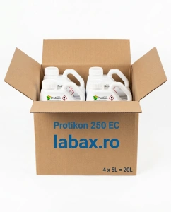 Protikon 250 EC (5L x 4buc) fungicid sistemic pentru Grâu, Rapiţă, Secară, Muştar și Mac