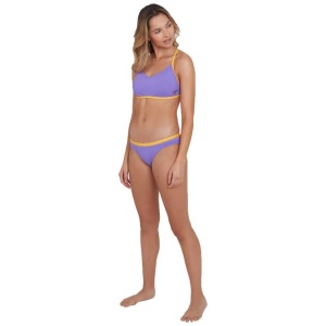Ženski kupaći kostim gornji deo ženski top Ženski bikini Neon purple - Img 4
