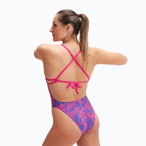 Ženski kupaći kostim Jednodelni kupaći kostim Speedo Allover tie - Img 2