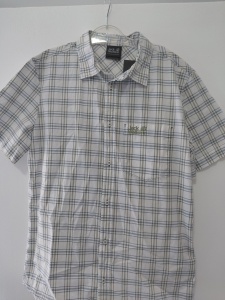 Muška košulja sa kratkim rukavima Hot Springs Shirt ocean wave checks