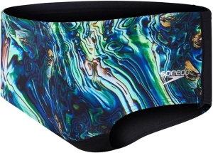 Muške kupaće gaće za plivanje Digital Black/Cobalt Pop/Glow Green 5.5 "