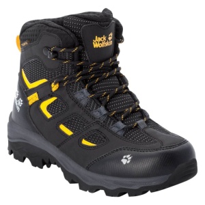 Dečije cipele za planinarenje Vodootporne cipele za decu Jack Wolfskin Vojo black