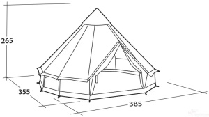 Šator za sedam osoba Šator Moonlight Bell Tent - Img 9