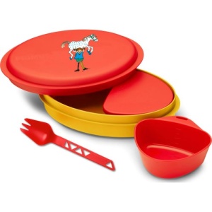 Set za obrok od 5 delova - Pipi Duga Čarapa (crvena)