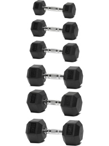 Gumeni tegovi HEX Pro - 25 kg