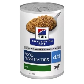 Hill's Prescription Diet Canine D/D Food Sensitivities Salmon and Rice, 370 g