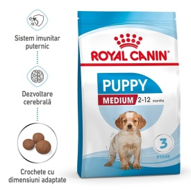 Royal Canin Medium Puppy hrana uscata caine junior, 1 kg - Img 2