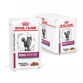 ROYAL CANIN Renal Fish, dieta veterinara, plic hrana umeda pisici, sistem renal 1 plic 85 g