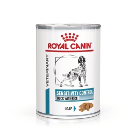ROYAL CANIN Sensitivity Control Rata & Orez, XS-XL, dieta veterinara, conserva hrana umeda caini, afectiuni dermatologice, (pate), 410 g