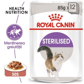 Royal Canin Sterilised Adult hrana umeda pisica sterilizata (in sos), 1 plic 85 g