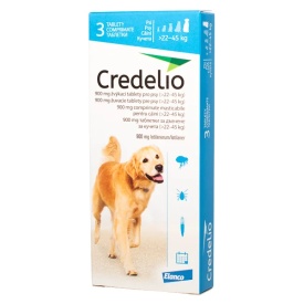 Credelio Dog 900 mg (22-45 kg) - 3 tablete