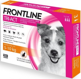 Frontline Tri-Act Câine S (5-10 kg) – 3 pipete spot-on