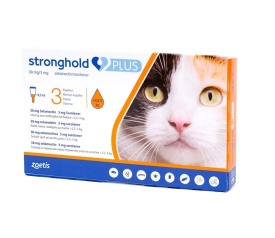 Stronghold Plus Pisica 30 mg, 0.5 ml (2.5 - 5 kg), 3 pipete