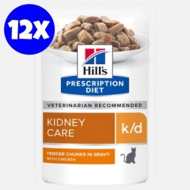 Hill's Prescription Diet Feline K/D Chicken, 1 plic 85 g