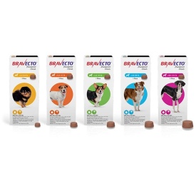 Bravecto pentru câini 4,5–10 kg, 250mg 1 tabletă, protecție purici și căpușe până la 12 săptămâni - Img 3