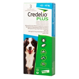 Credelio Plus Dog 900/33.75 mg (22-45 kg) - 3 tablete