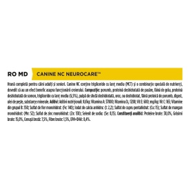 Purina Pro Plan Veterinary Diets Dog NC Neurocare 3 kg sustine funcțiea cognitiva și neurologica la câini - Img 3