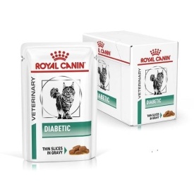 ROYAL CANIN Diabetic, dieta veterinara, plic hrana umeda pisici, diabet, (in sos), 1 plic 85 g