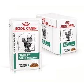 ROYAL CANIN Satiety Weight Management, dieta veterinara, plic hrana umeda pisici, obezitate, (in sos), 1 plic 85 g