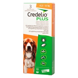 Credelio Plus Dog 225/8.44 mg (5.5-11 kg) - 3 tablete