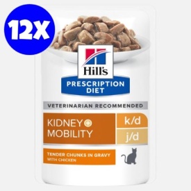 Hill's Prescription Diet Feline K/D & J/D, 1 plic 85 g