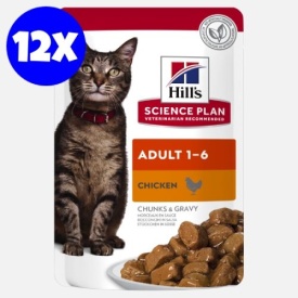 Hill's Science Plan Feline Adult Chicken, 1 plic 85 g