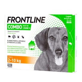 Frontline Combo Câine S (2-10 kg) – 3 pipete spot-on - Img 2