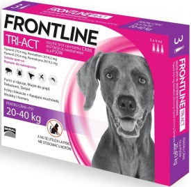 Frontline Tri-Act Câine L (20-40 kg) – 3 pipete spot-on