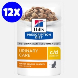 Hill's Prescription Diet Feline C/D Chicken, 1 plic 85 g