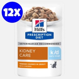 Hill's Prescription Diet Feline K/D Early Stage Chicken, 1 plic 85 g