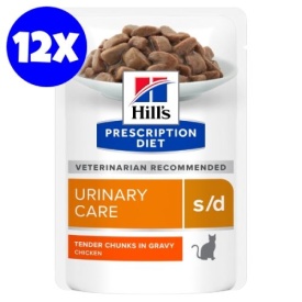 Hill's Prescription Diet Feline S/D Urinary Care Chicken, 1 plic 85 g
