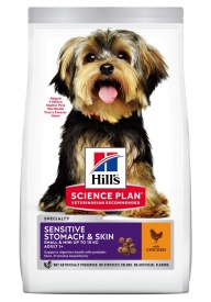 Hill's Science Plan Canine Adult Small and Mini Sensitive Stomach and Skin Chicken, 3 kg - Img 2